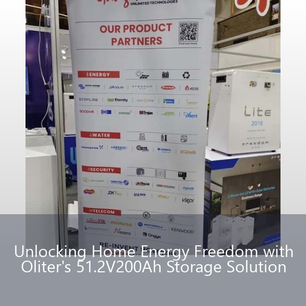 Unlocking Home Energy Freedom with Oliter's 51.2V200Ah Storage Solution